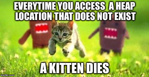 Don't make objects too small with malloc!